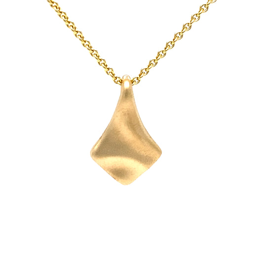 Gouden Silk collier door Sanders Weyden